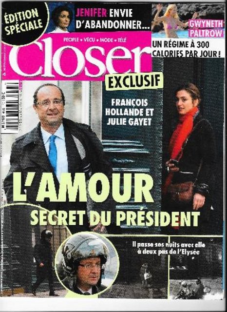 Mediapart internet sitesinde yayınlanan habere göre, Elysee Sarayı yakınlarındaki "aşk yuvası", Gayet'ye mafya lideri Ferracci ile daha önce evli olan aktrist arkadaşı Emmanuelle Hauck tarafından devredilmiş.