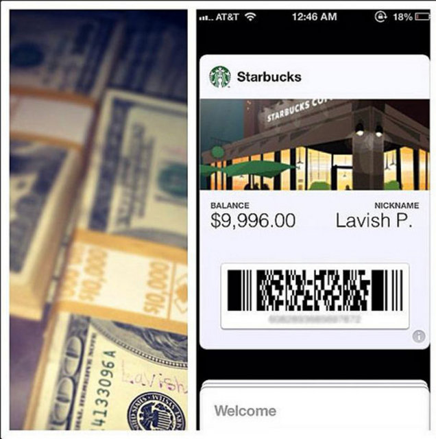 Starbucks'ı çok seviyor ve bu fotoğrafları paylaşıyor...
