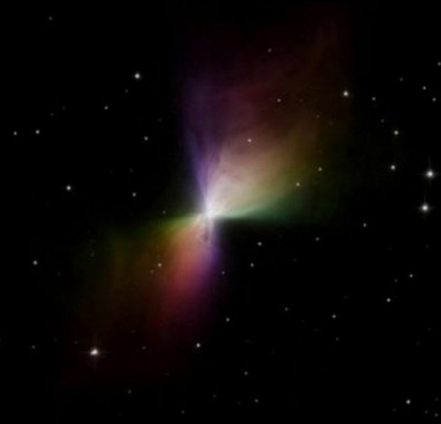 "Evrenin en soğuk yeri nerede?" Dünyanın 5 bin ışık yılı uzağında yer olan büyük bir toz ve gaz bulutu Boomerang Nebula'da sıcaklık eksi 272 derece olarak tahmin ediliyor. -