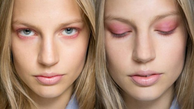 Pastel tonlarla ama özellikle pembe tonları kullanılarak yapılan şeffaf gölgeler, dumanlı göz makyajı bu senenin trendlerinden.