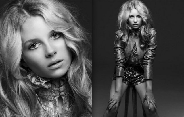 Lottie Moss'un stilistliğini ise Robbie Spencer yaptı. -