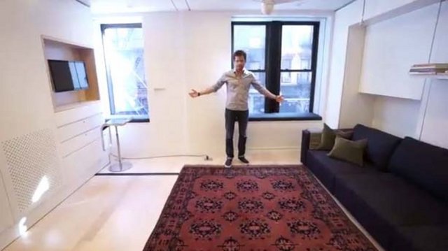 Stüdyo daire New York'ta varolan barınma sorununa bir çözüm olarak ortaya çıkıyor.