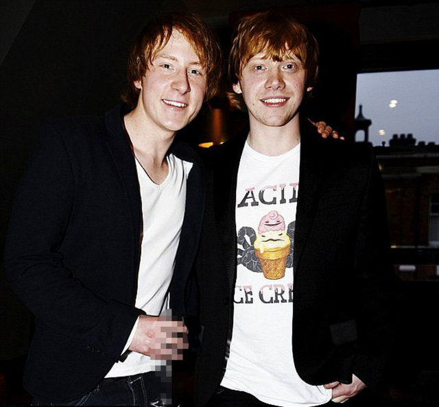 4. Rupert Grint ve dublörü Anthony Knight -