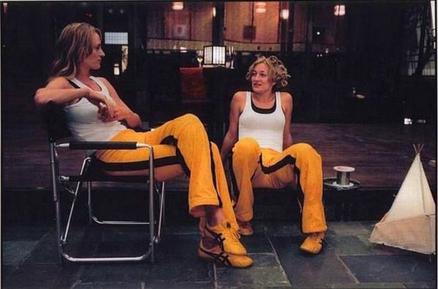 28. Uma Thurman ve dublörü Zoe Bell