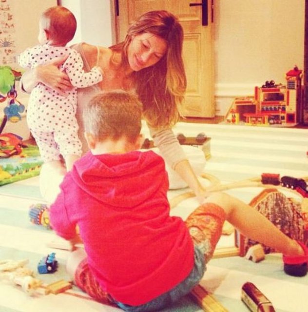 Bunlar da Gisele Bundchen'in ev halleri.