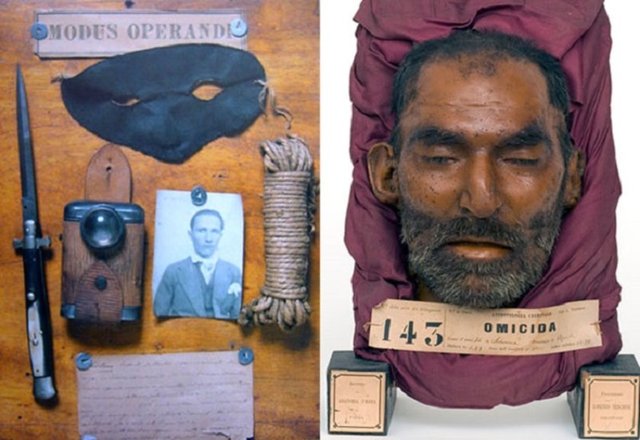 Lombroso's Museum of Criminal Anthropology, Italya - 1898 yılında Cesare Lombroso adındaki bir doktor tarafından açılan bu müzede, ağırlıklı olarak cinayete kurban giden insanların kafatasları sergileniyor.