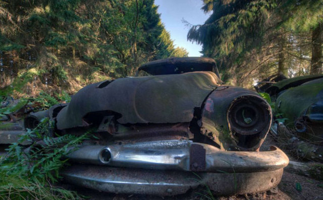 Savaş sona erdiğinde askeri birlikleri geri döndüler. Fakat araçlarını yanlarında götüremeidiler ve ormanda saklamak zorunda kaldılar.