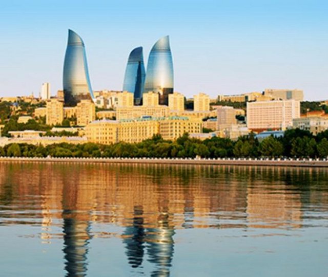 Fairmont Baku, Flame Towers, Azerbaycan