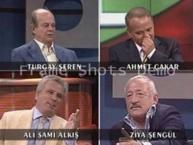 (Telegol programında, Fatih Terim icin); Ali Sami Alkış: Bu Fatih Terim sahaya ben çıksam beni de oynatacak. Turgay Şeren: Yok ebenin ... Ali Sami