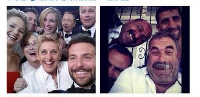 Özdemir'in "bizim selfie'lerimiz > ellen'in oscar selfie'si" diyerek paylaştığı bir tweet, İngiliz Telegraph gazetesi editörlerinin de dikkatini çekti.