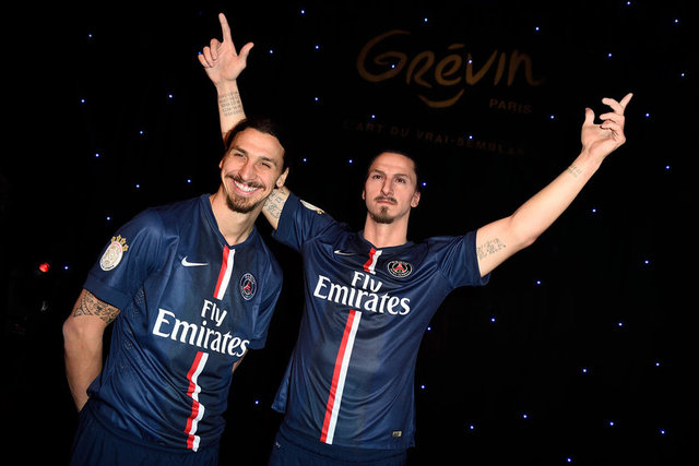 Fransa'daki Grevin Müzesi'nde balmumu heykeli yapılan Ibrahimovic: "Eyfel Kulesi'nin yerine de bir Ibrahimovic heykeli yapılabilir" ifadelerini kullandı.