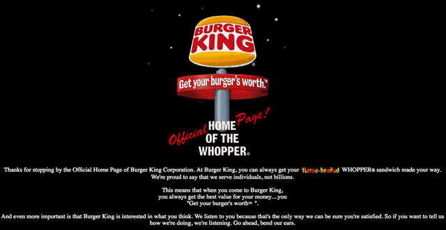 Burger King Aralık 1996