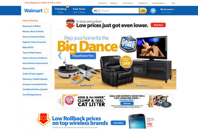 Walmart şimdi