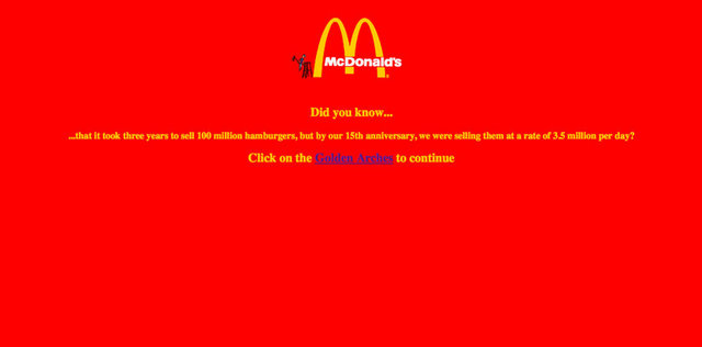 MC Donalds Kasım 1996