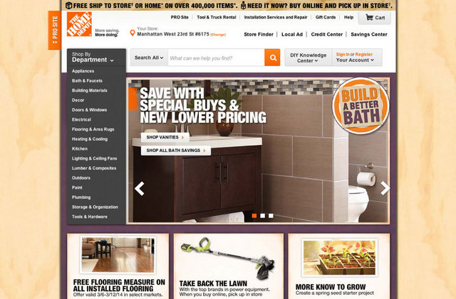 Home Depot şimdi