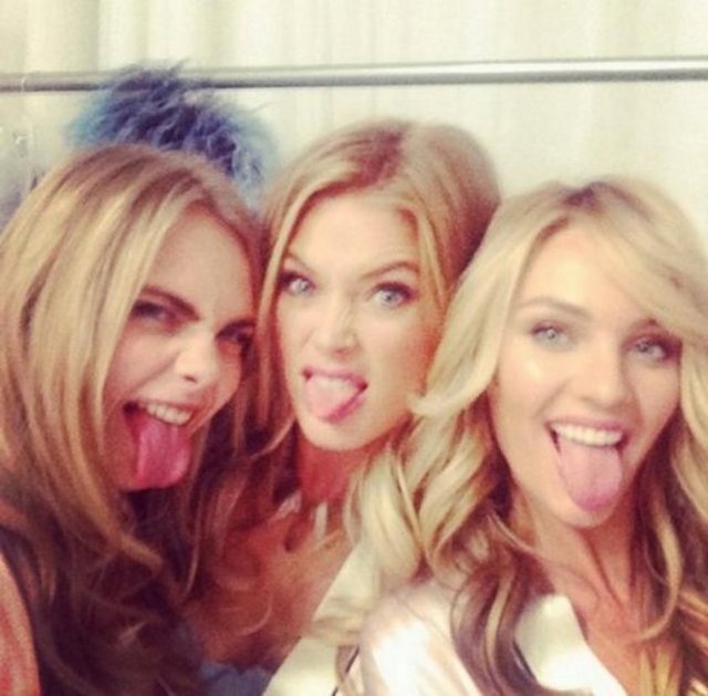 Doutzen Kroes ve meslektaşları