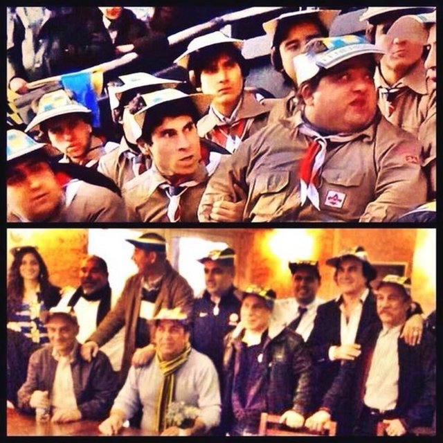 - Saracoğlu'nda enfes görüntüler. Hababam müziği ve futbolculardan Hababam hareketi