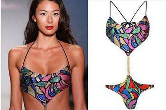 Anita Bling-kini. Swarovski taşlarıyla kaplı, fiyatı 3 bin dolar.