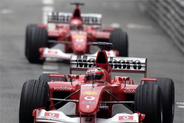 2004 model Ferrari F1