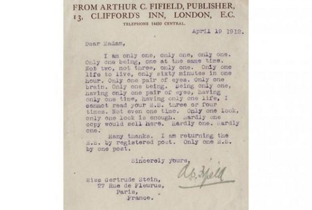 GERTRUDE STEIN