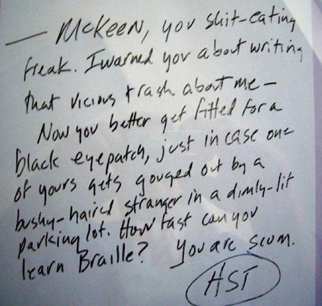 HUNTER S. THOMPSON