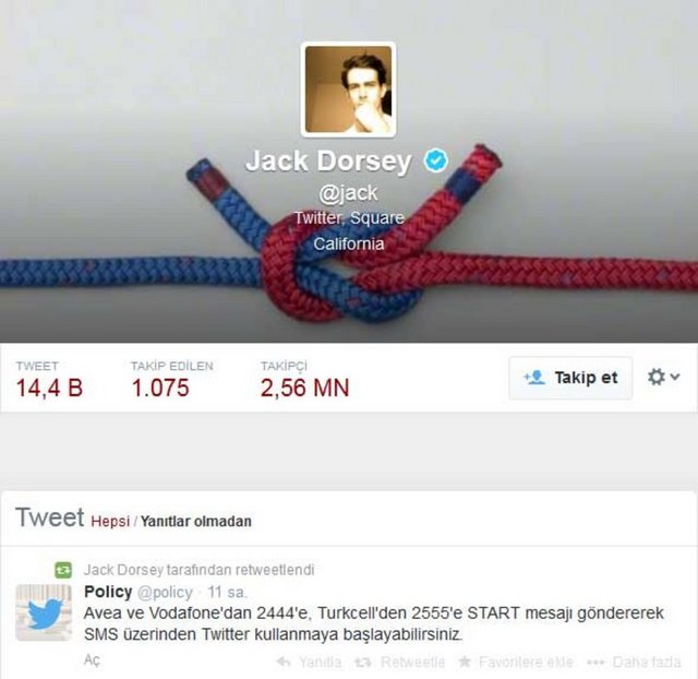 VODAFONE: -  - Twitter'a cep telefonundan veya webden kaydolmanız gerekmektedir.