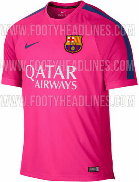 Barcelona'nın antrenman forması -