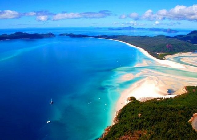 5. Whitehaven Beach - Whitsunday Island, Whitsunday Adaları -