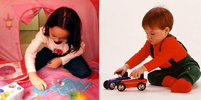 3. Kız çocuk oyun kurar Erkek çocuk oyun oynar