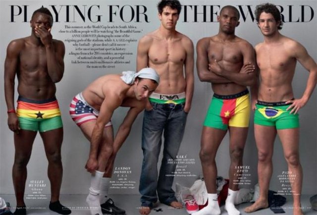 Sulley Muntari, Landon Donovan, Kaká (Ricardo Izecson Dos Santos Leite), Samuel Eto'o, ve Pato (Alexvere Rodrigues da Silva), Haziran 2010