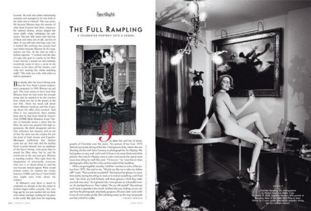 Charlotte Rampling, Haziran 2001