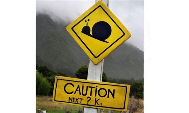 Aman dikkat salyangoz hızında gidebilirsiniz...