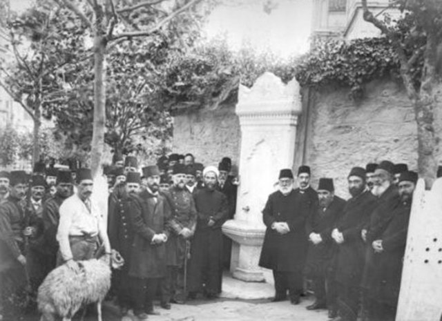 Nişantaşı Çeşmesi'nin resm-i küşadı (açılışı), 1902