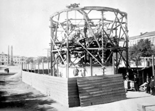 Alman Çeşmesi'nin inşası Sultanahmet, 1900-1901