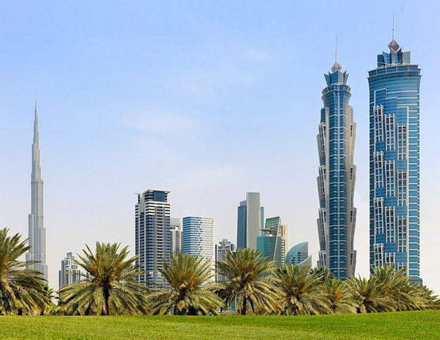 31. JW Marriott Marquis Dubai Tower 1 & 2 - Dubai, UAE, 355m