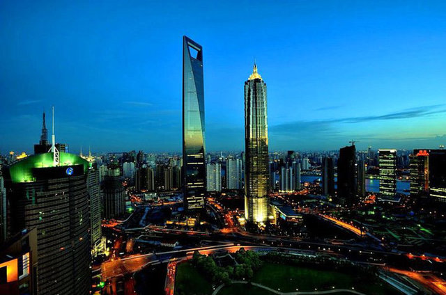 6. Shanghai World Financial Center (soldaki) - Shanghai, China, 492m