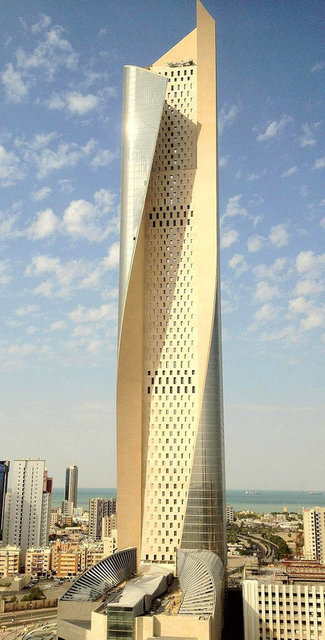 16. Al Hamra Firdous Tower - Kuwait City, Kuwait, 413m