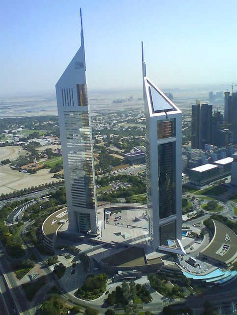 32. Emirates Office Tower - Dubai, UAE, 354m