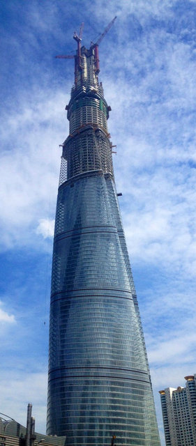 2. Shanghai Tower (yapım aşamasında) - Shanghai, China, 632m