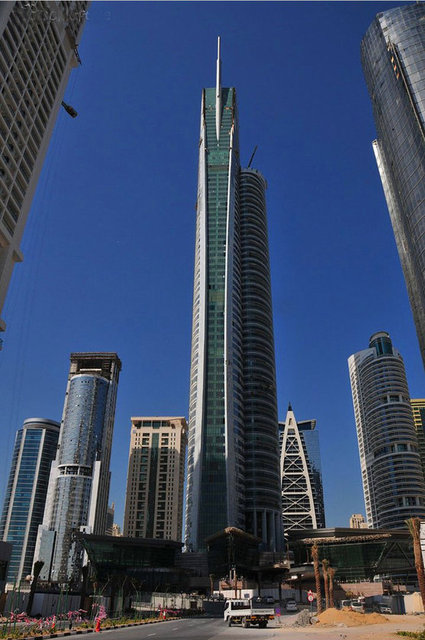 28. Almas Tower - Dubai, UAE, 363m