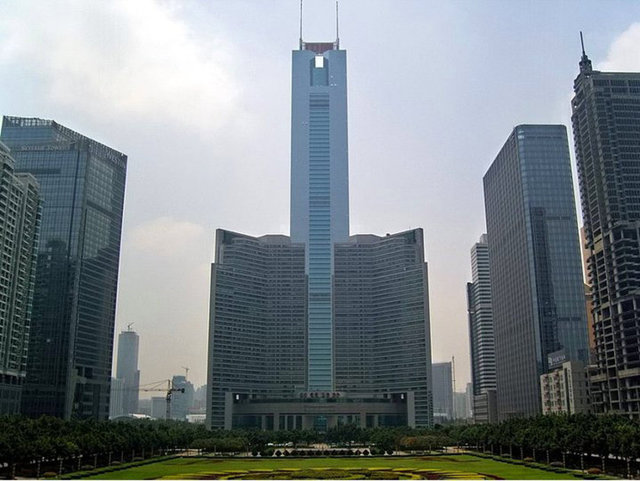 19. CITIC Plaza - Guangzhou, China, 391m