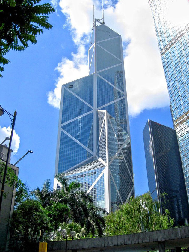 <b>26. Bank of China Tower</b>\n<br>Hong Kong, Hong Kong, 367m