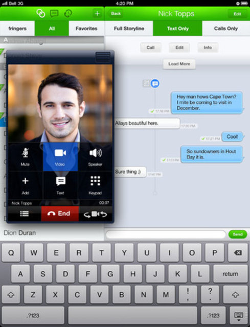 FRING: Mobil cihazlardaki VoIP yazılımlarının en köklü isimlerinden biri olan Fring, birçok hizmeti bünyesinde barındıran ücretsiz bir yazılım, Uygulama sayesinde ücretsiz VoIP aramalar yapabilir, Facebook Messenger, Skype hesaplarınıza bağlanabilirsiniz.