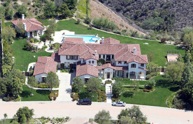 Justin Bieber'in Calabassas'ta bulunan malikanesi