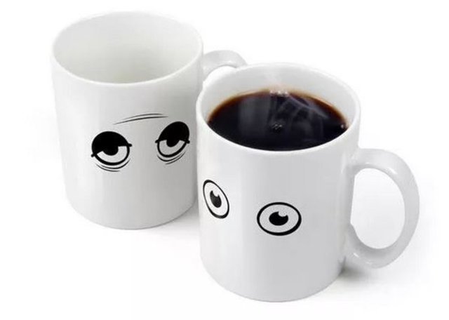 Sıcak kahve ile dolunca gözleri açılan bu kupadaki olduğu gibi...