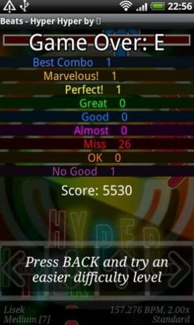 Beats, Advanced Rhythm Game