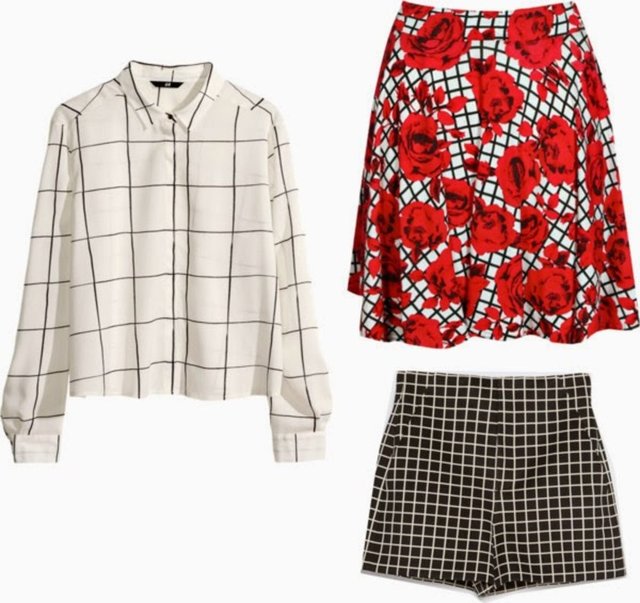 Grid print: Kafes, ızgara deseni baskılı kumaş.