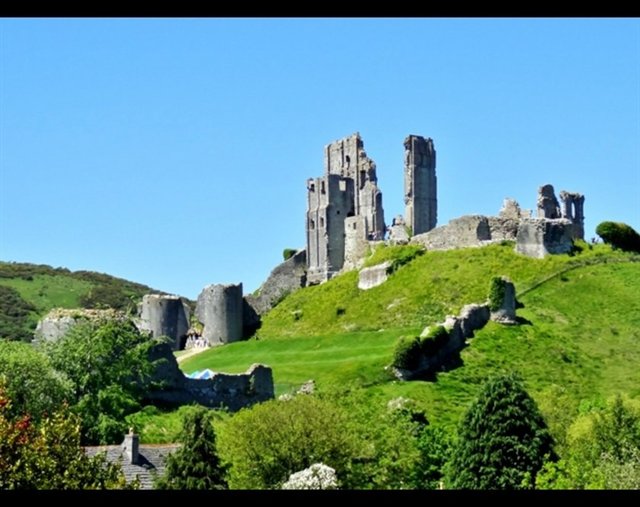 Corfe Kalesi, Dorset, İngiltere