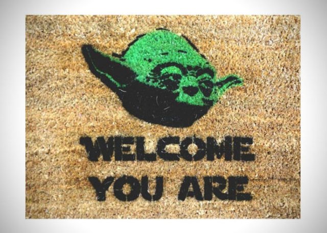Misafirlerinizi Yoda ile karşılamaya ne dersiniz? Bu paspaslar çok özel!