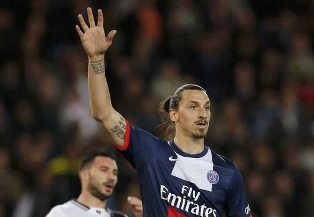 3- Zlatan Ibrahimovic (PSG) - Kazanç: 34 milyon Dolar - Maaş: 30 milyon Dolar - Ciro: 4 milyon Dolar